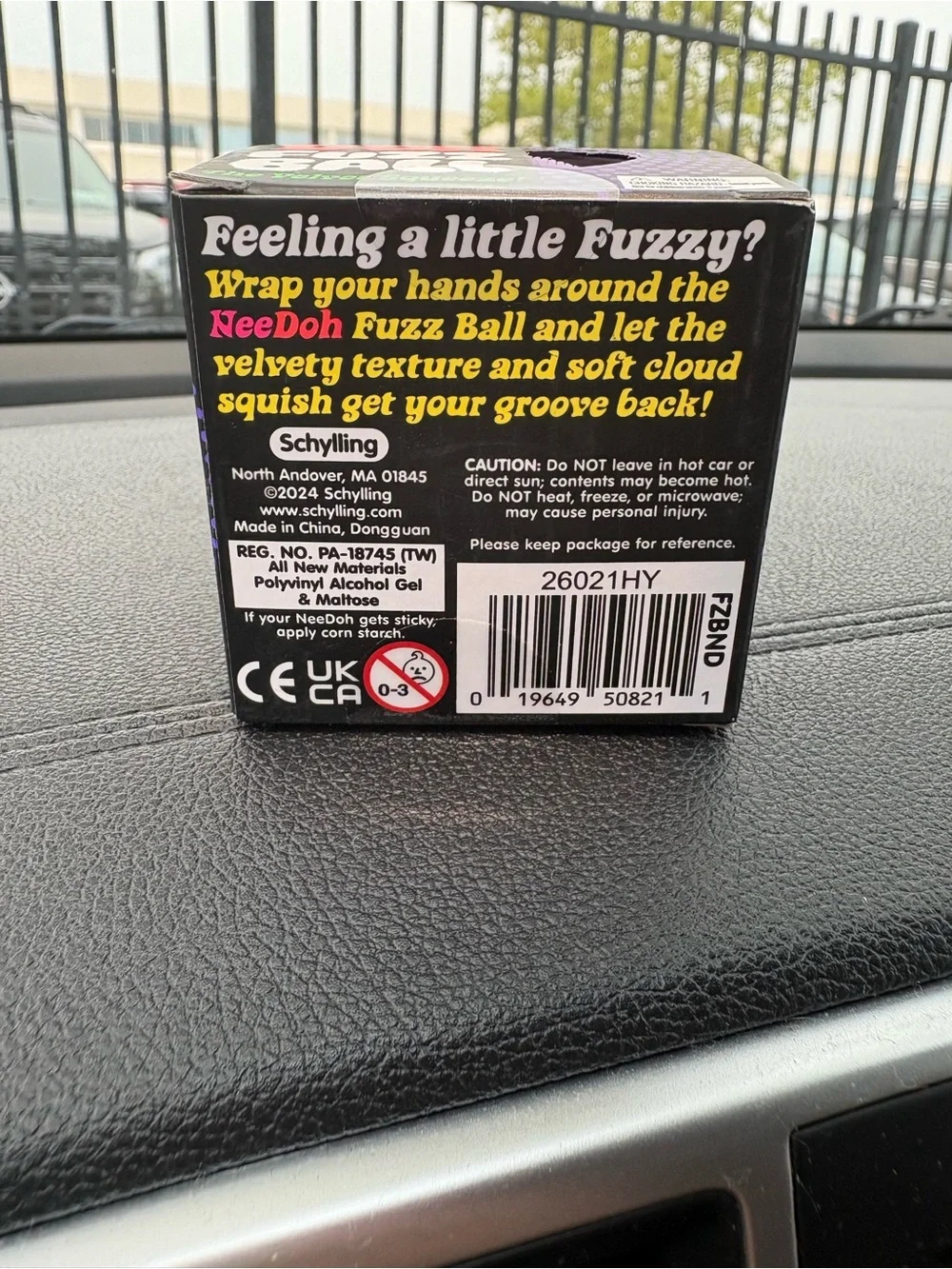 NEE DOH Fuzz Ball - Purple Velvet Squeeze